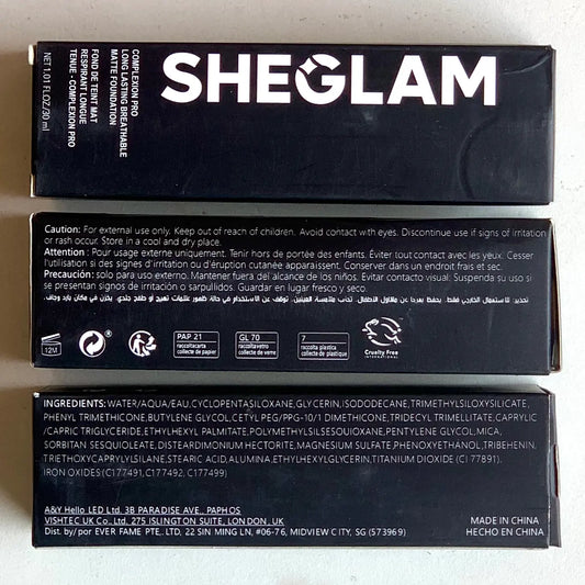 Sheglam Matte Foundation 30ml