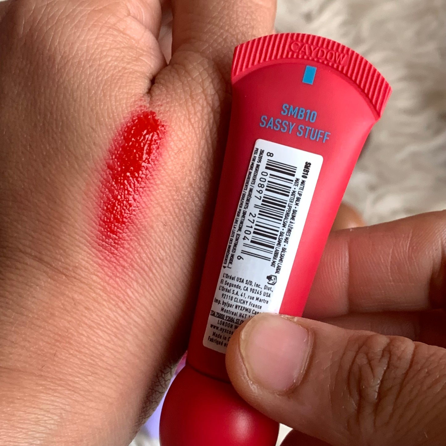 NYX Smushy Matte Lip Balm single