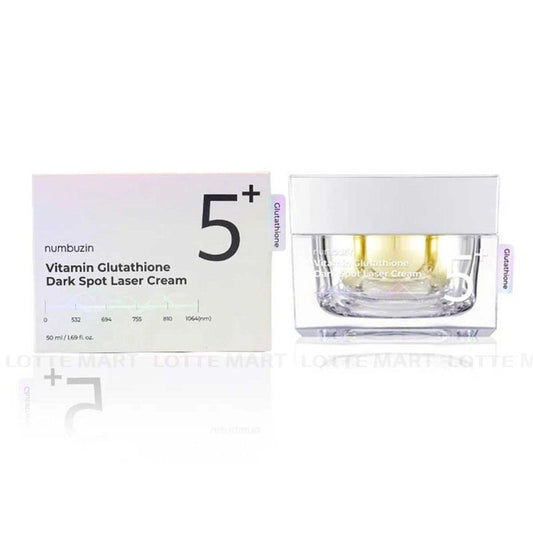 Numbuzin 5+ vitamin glutathione dark spot laser cream