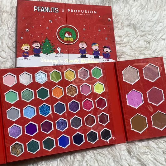 Peanuts x Profusion Cosmetics 41 shade eye & face palette