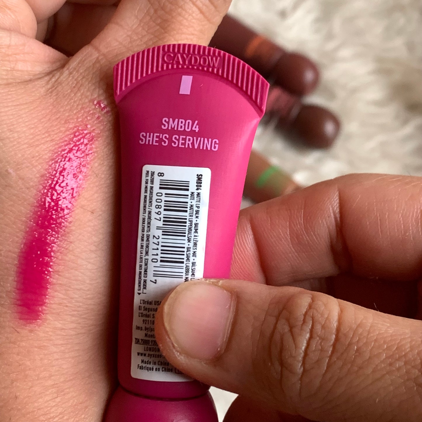 NYX Smushy Matte Lip Balm single