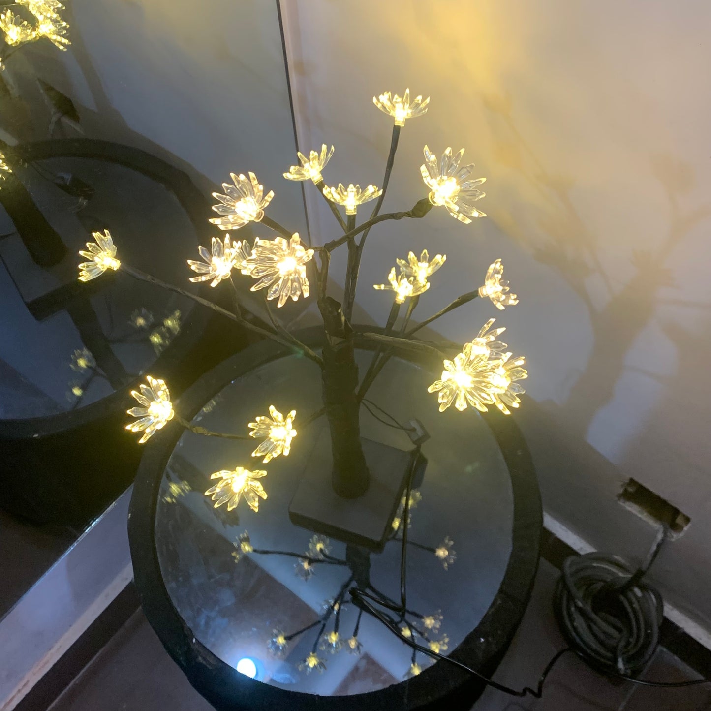 Table lamp black decoration