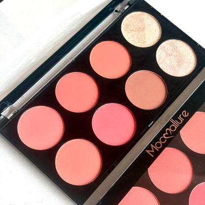 Mocallure Highlighter and Blush Palette