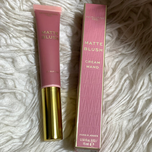 Revolution pro matte blush cream wand( color Stripped )