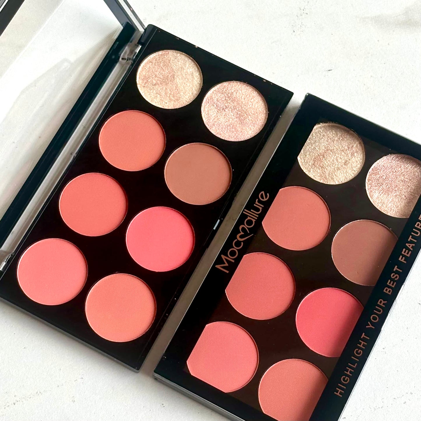 Mocallure Highlighter and Blush Palette