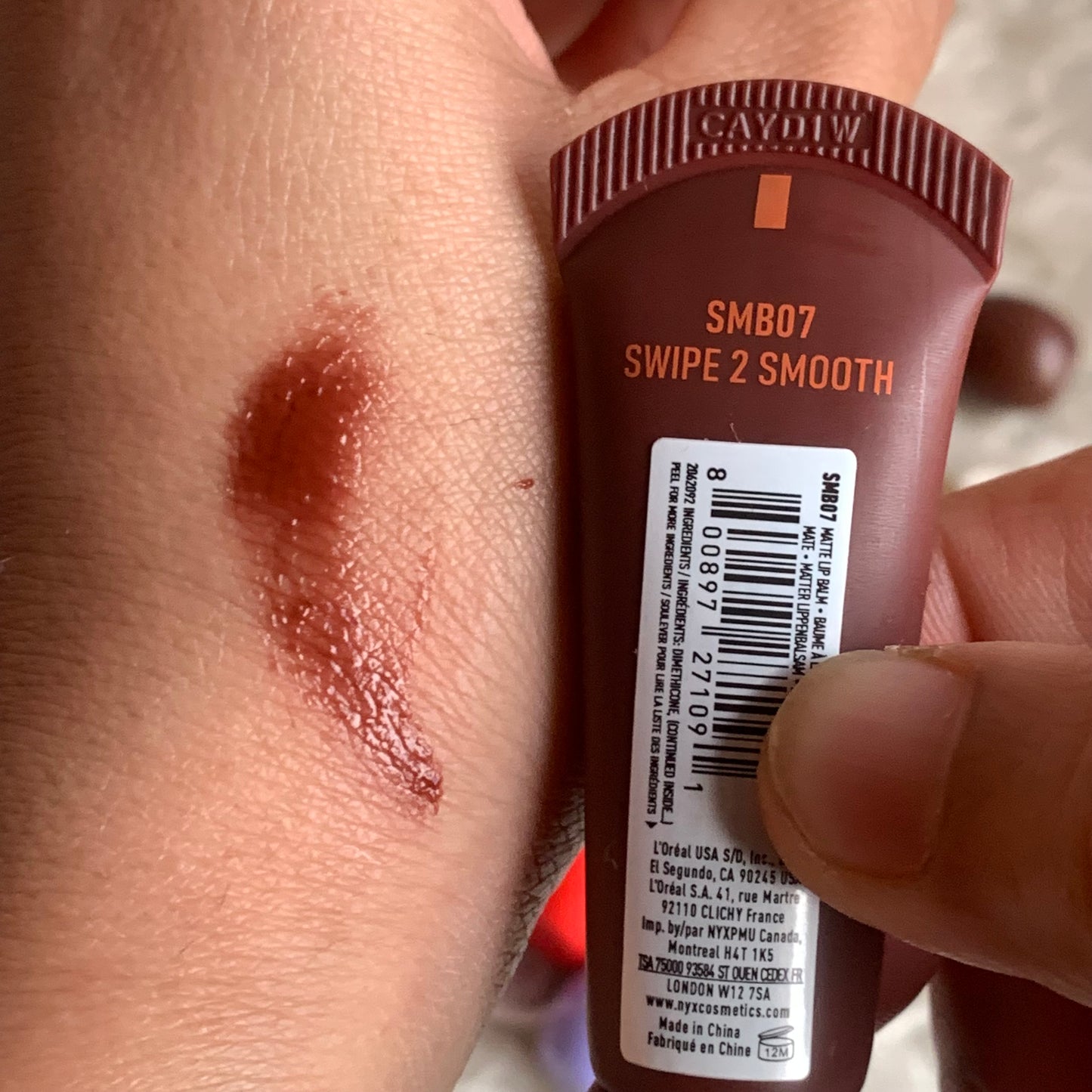 NYX Smushy Matte Lip Balm single