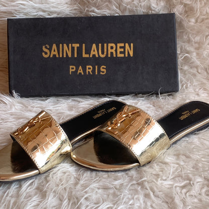 YSL golden shoe