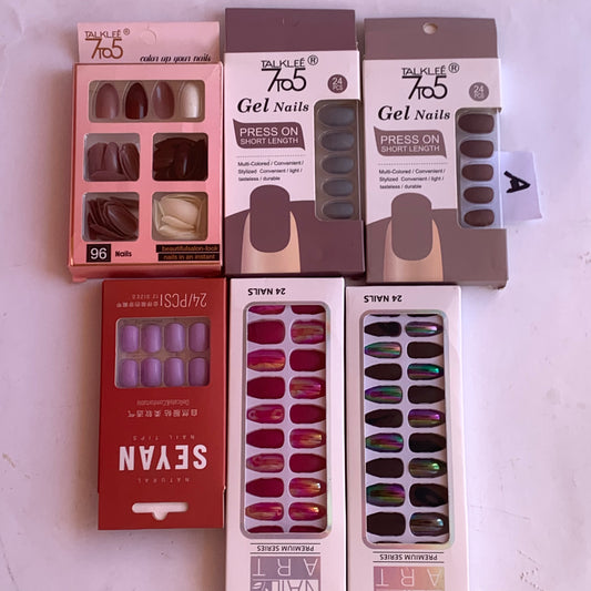 Nail set deal of 6 mix