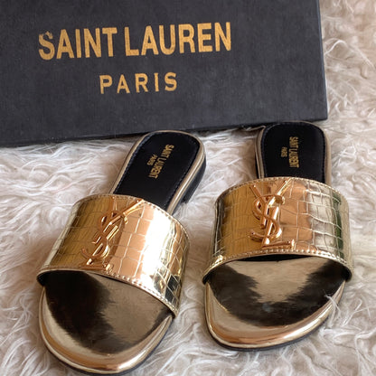 YSL golden shoe