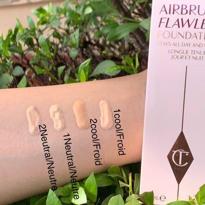 Charlotte Tilbury Air Brush FlawLess Foundation stay all day and night