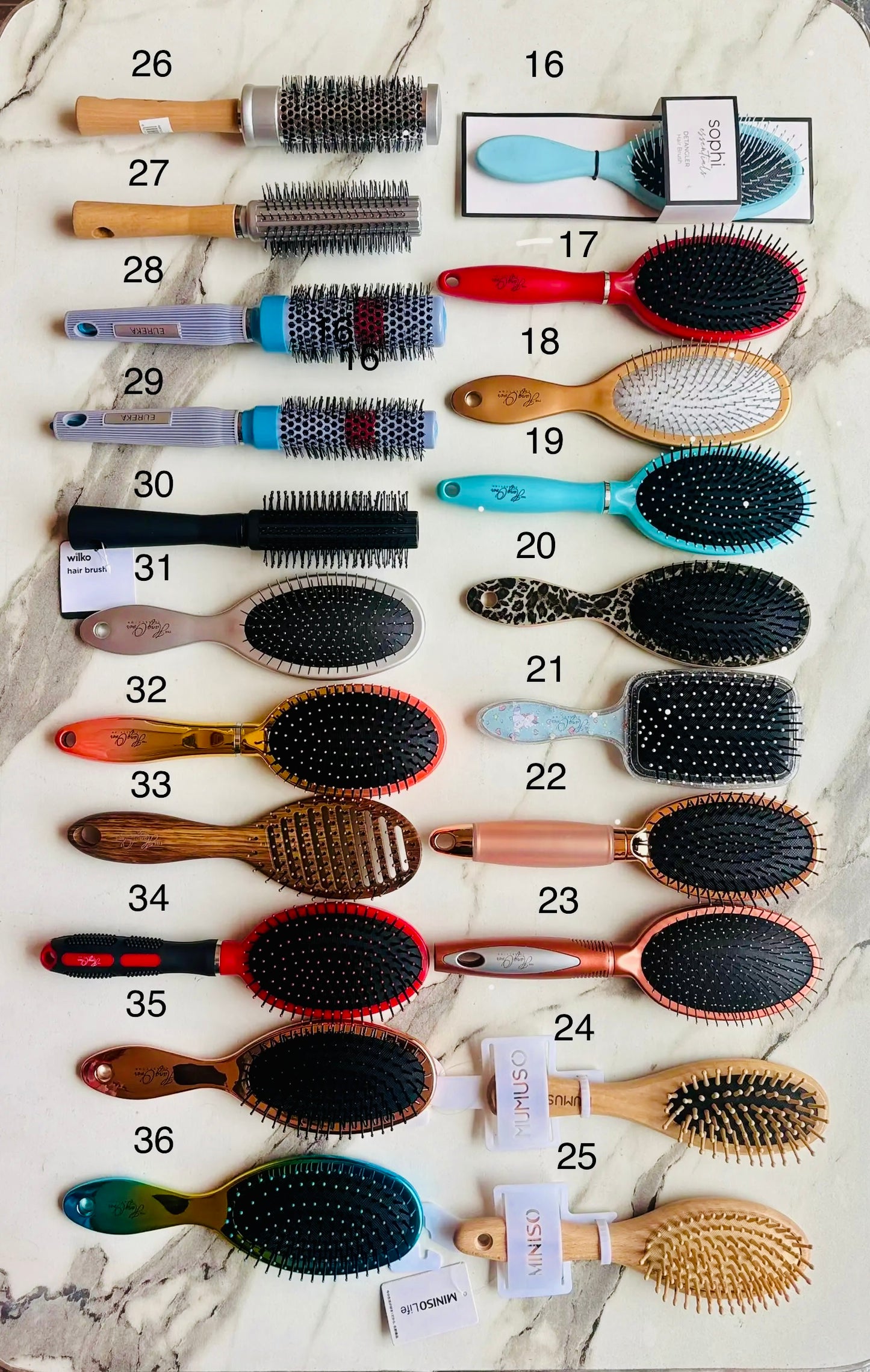 Heng Over Hair Brushes 550