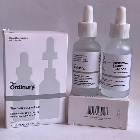 The Ordinary Skin Support Set Naicinamide 10%+ Zinc 1% , Hyaluronic Acid 2% + B5 30ML