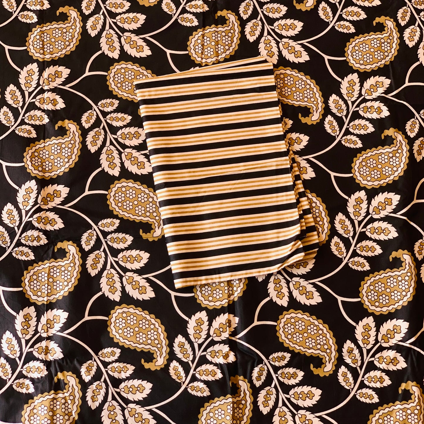 Pure cotton bedsheets premium quality in black