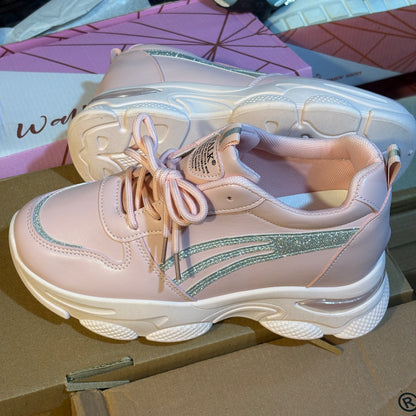 Sneakers Shoes For Women– HLDA522 Pink