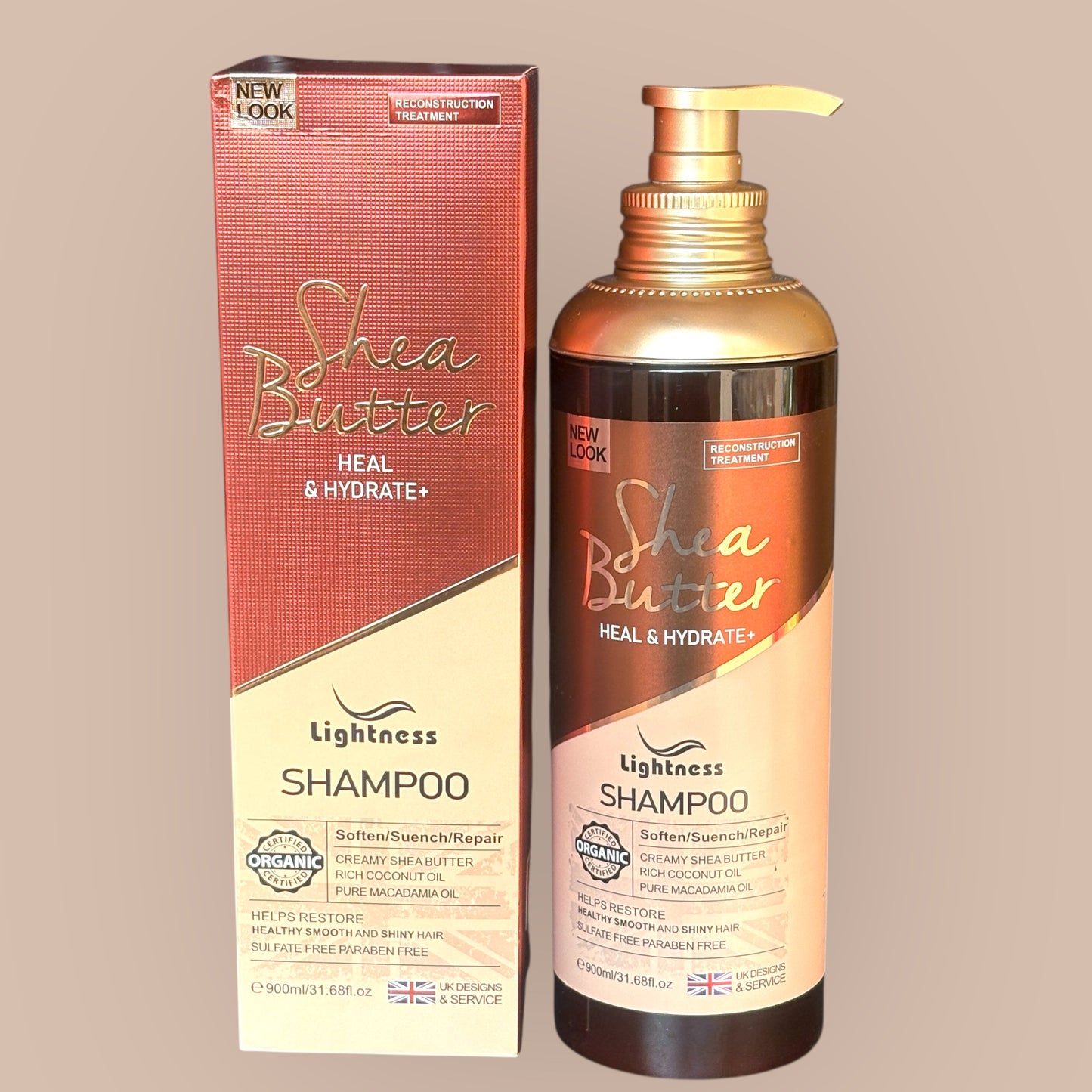 Shea butter heal & hydrate lightness shampoo 900ml