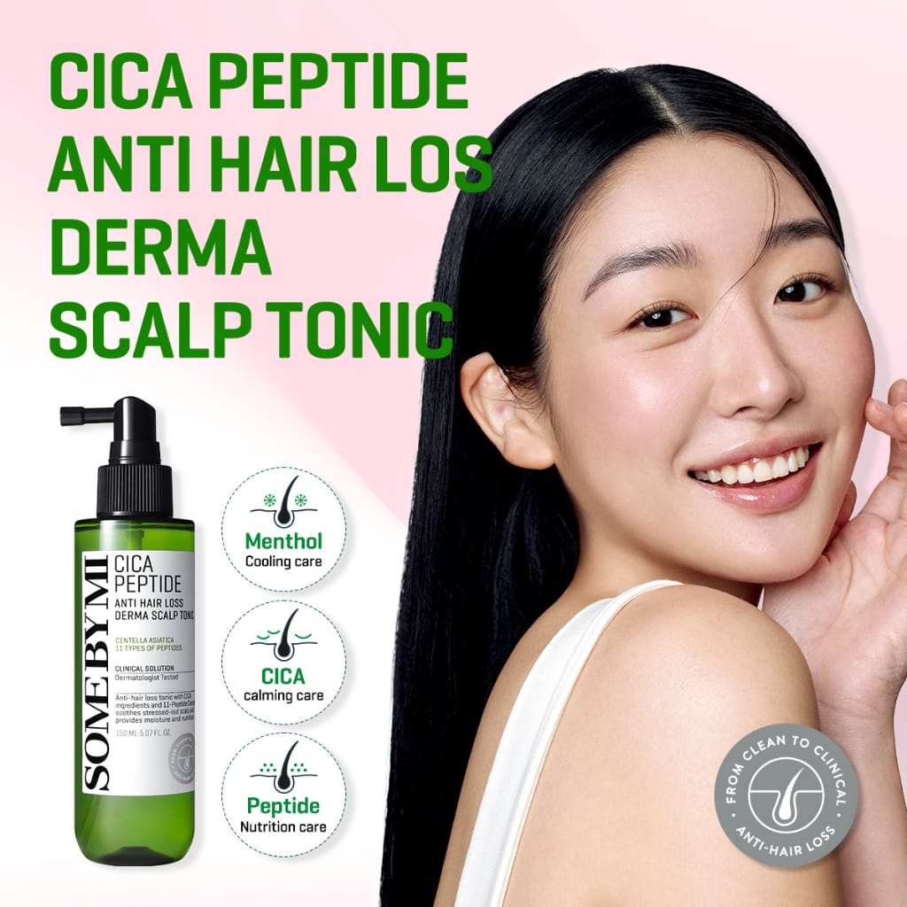 Cica peptide anti hair loss some by mi | deal ( derma scalp tonic )