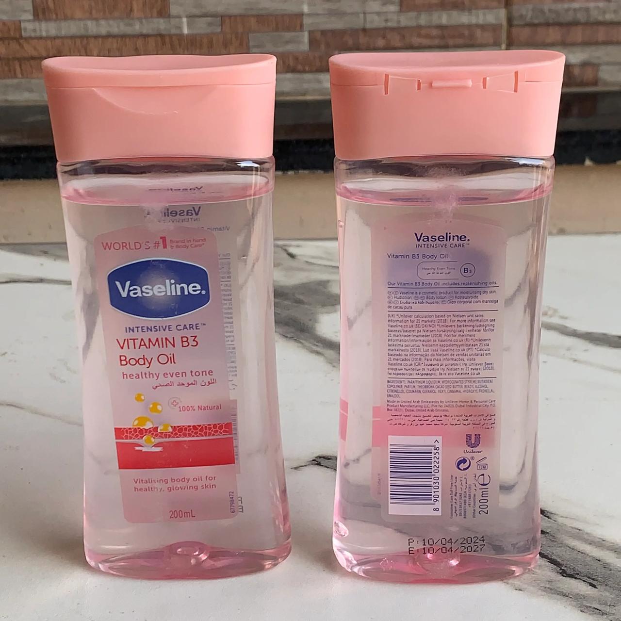 Vaseline vitamin B3 Body oil