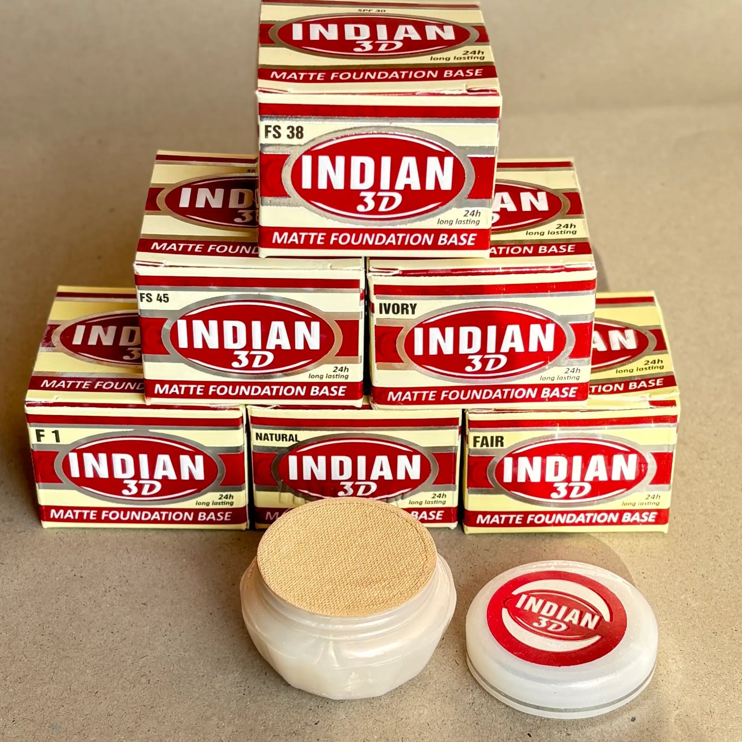 Indian 3D Matte Foundation Base very high coverage quality