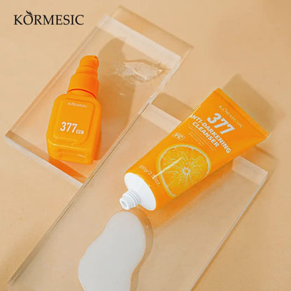 Komesic 377 cleanser & serum combo deal