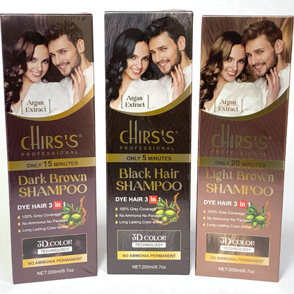 Chirs's dye hair color shampoo