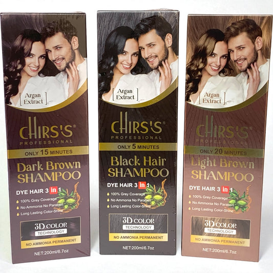 Chirs's dye hair color shampoo