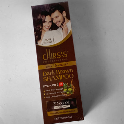 Chirs's dye hair color shampoo