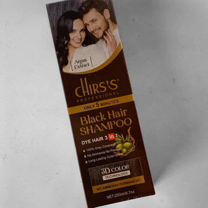 Chirs's dye hair color shampoo