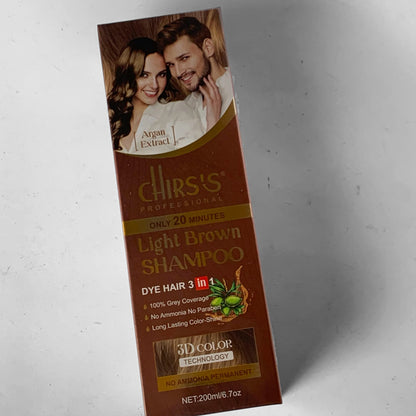 Chirs's dye hair color shampoo