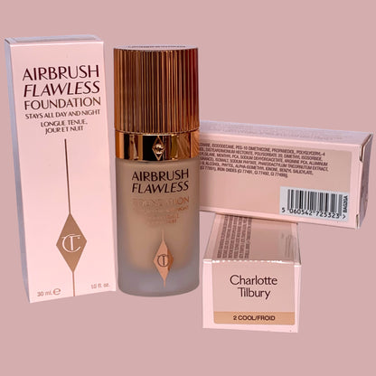 Charlotte Tilbury Air Brush FlawLess Foundation stay all day and night