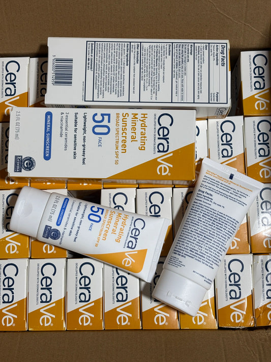 Cerave hydrating mineral sunscreen SPF50 High End Quality