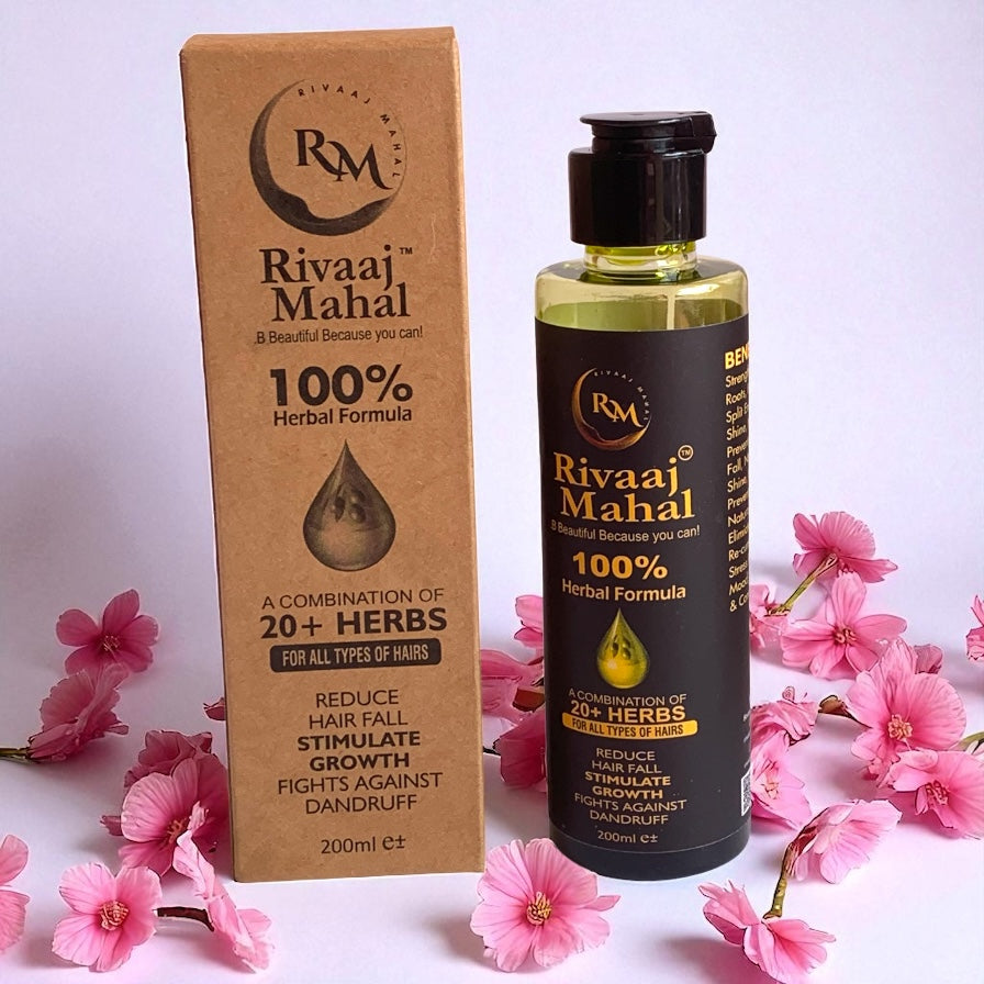 Rivaaj Mahal 100% Herbal Formula hair oil