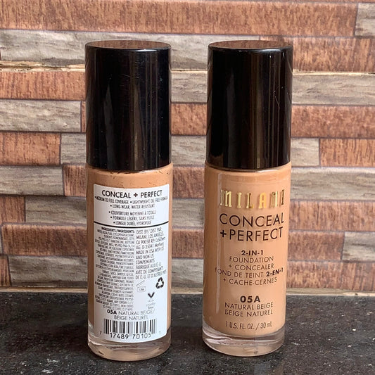 Milani 2 in 1 Foundation+Concealer