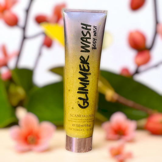 Glimmer body wash scandalous shimmering scrub victoria's secret