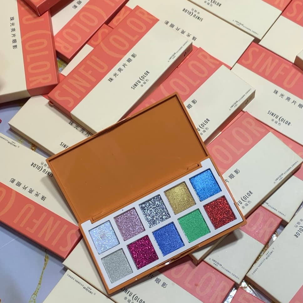 Sinfu Color Glitter Eyeshadow Palette