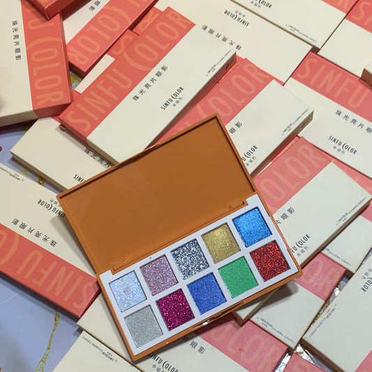 Sinfu Color Glitter Eyeshadow Palette