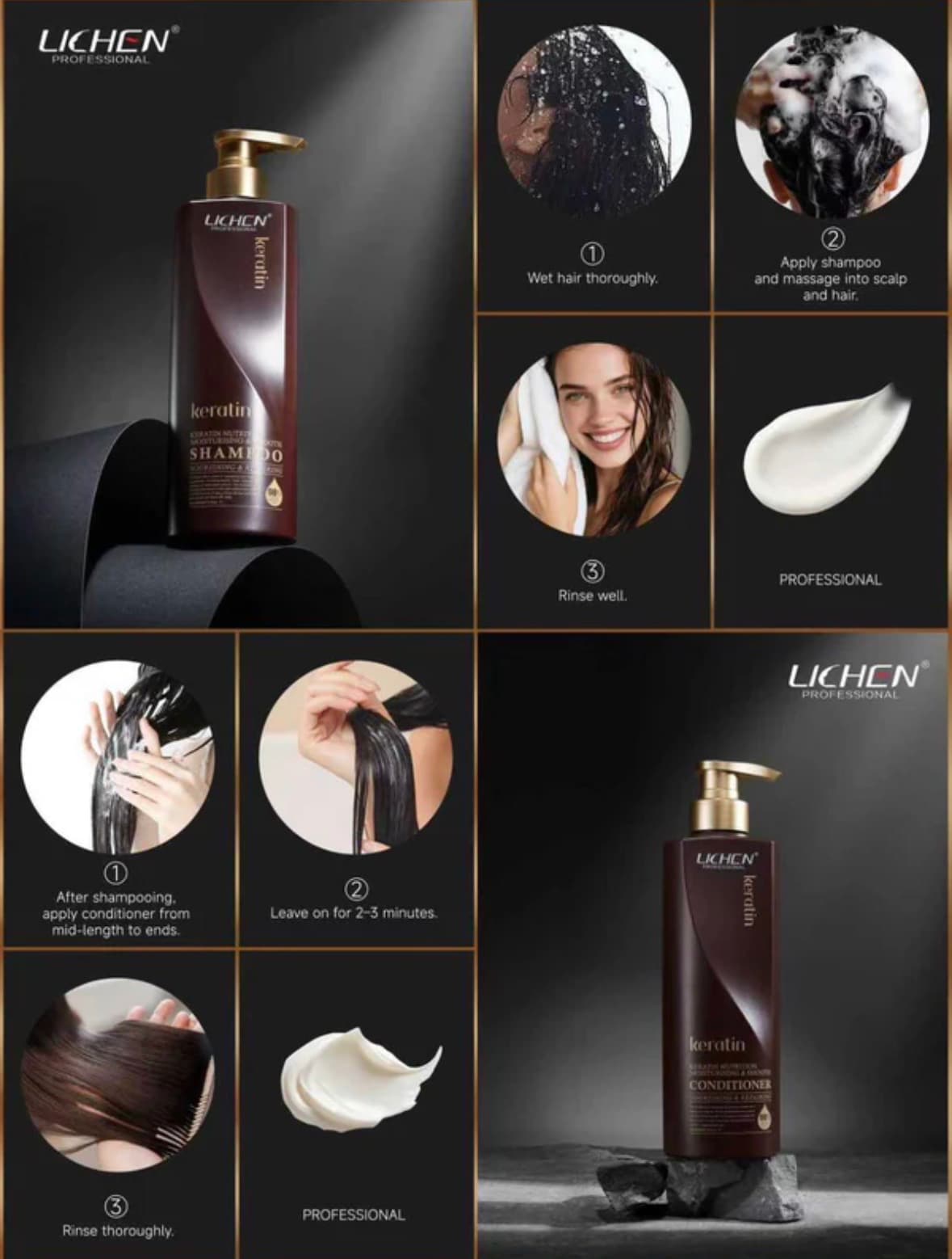 Lichen Keratine Shampoo 500ml