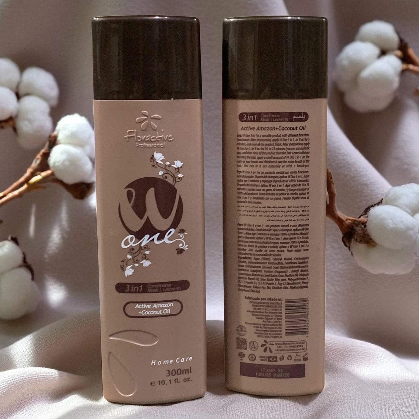 Flovactive profissional W one 3in1 conditioner mask leaves in