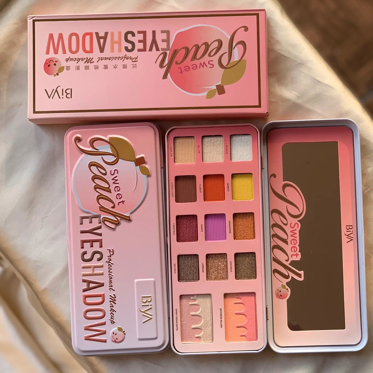 Biya Sweet Peach Eyeshadow Palette