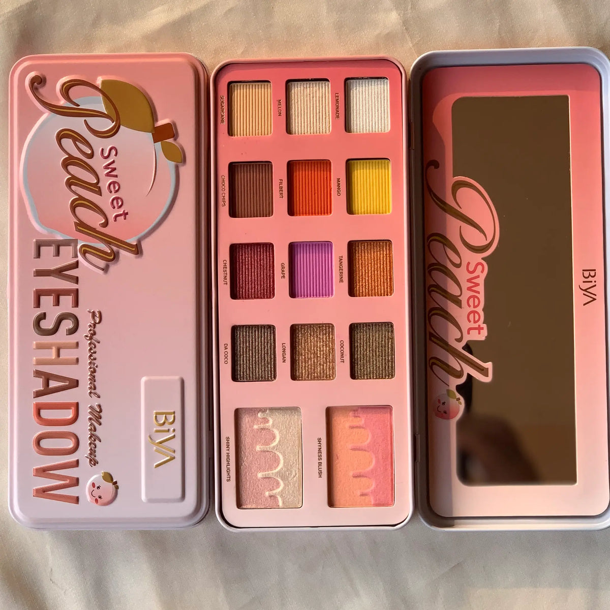 Biya Sweet Peach Eyeshadow Palette