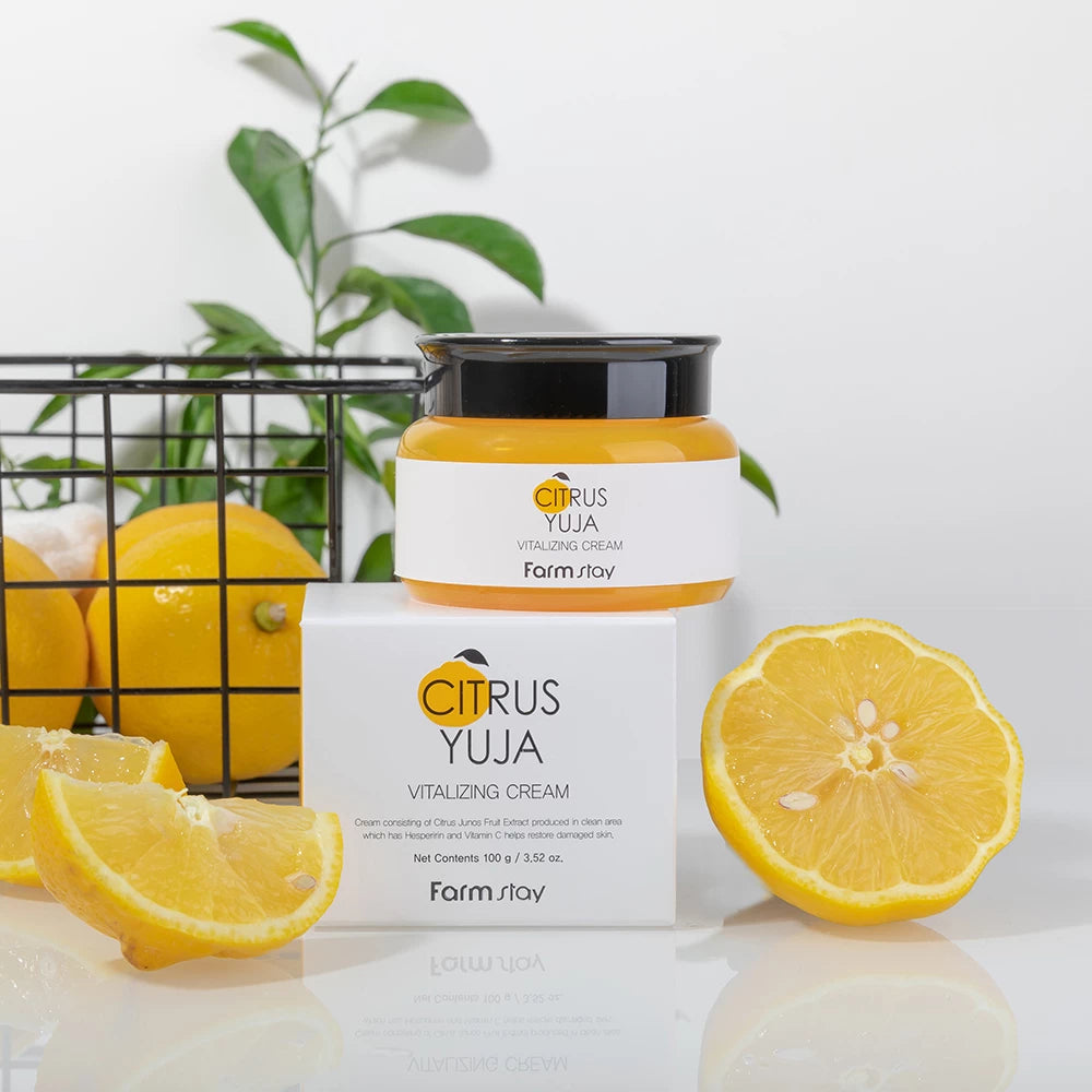 Citrus yuja vitamizing farm stay cream ( Vitamin C ) | deal