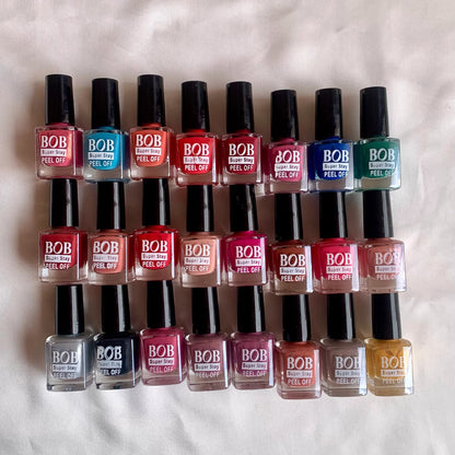 Peel off nail paints