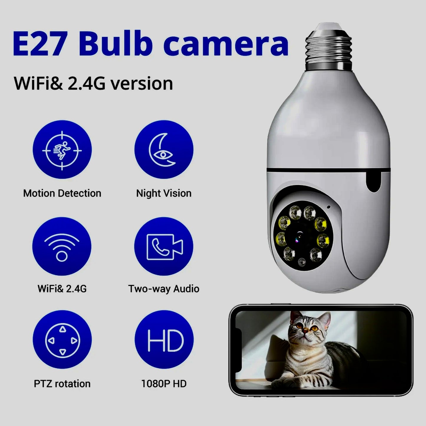Smart Wifi Home/Office Security Camera Full HD 1080p
