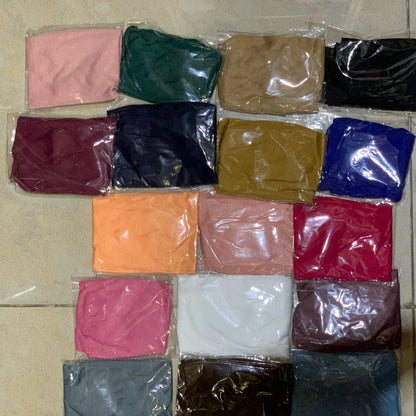 Hijab Cap In Different Colors (3pcs) 1$