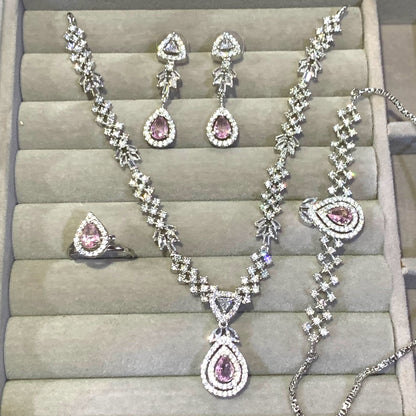 Zircon Jewelery sets with ring