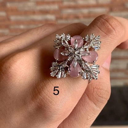 Rings ZIRCONE jewlery ( adjustable)