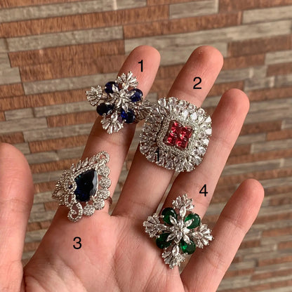 Rings ZIRCONE jewlery ( adjustable)