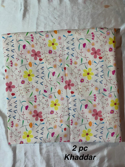 Unstitich khaddar 2pc allover