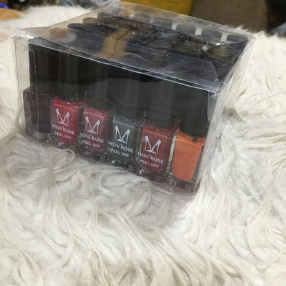 Peel off nail paints