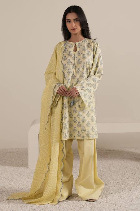 Cross Stitch Unstitch lawn lemon haze