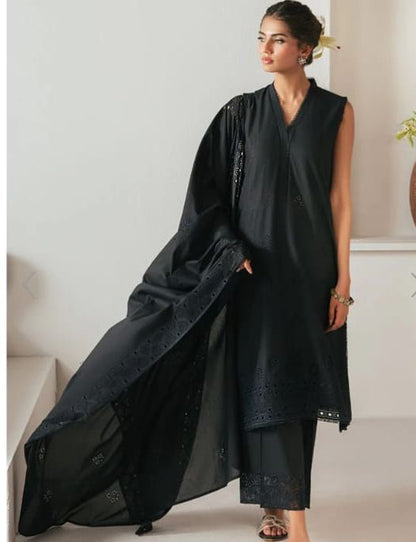 Cross Stitch Midnight Glam 3-Piece CHICKENKARI Suit